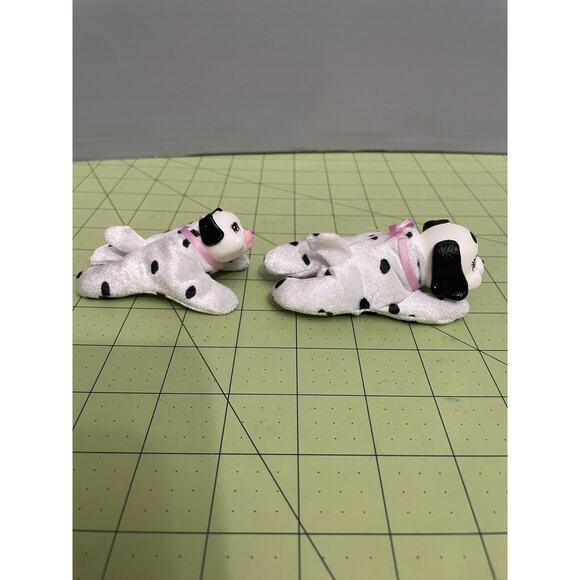 Puppy Surprise 2 Puppies Babies Plush Stuffed Animal Dalmatian Dog Replacement - Picture 4 of 6